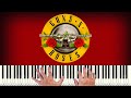 Guns N Roses Paradise City PIANO TUTORIAL