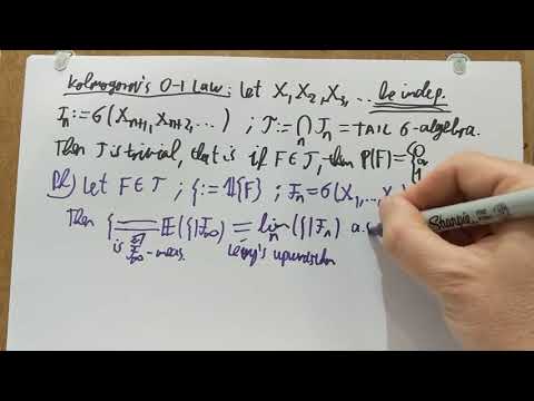 MT/28. Kolmogorov's 0-1 law