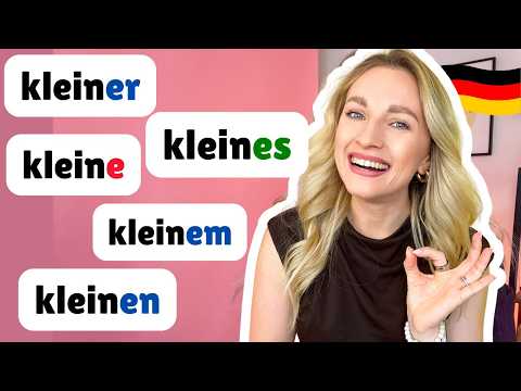 🇩🇪 Grammatik verbessern - Adjektivdeklination (0€ PDF +Übung)-  Learn German Fast