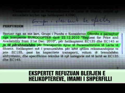 Imami, skandal me helikopterët - Vizion Plus - News - Lajme