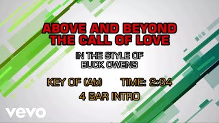 Buck Owens - Above And Beyond The Call Of Love (Karaoke)