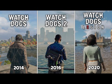 Watch Dogs 1 vs Watch Dogs 2 vs Watch Dogs: Legion - Details and Physics Comparison
