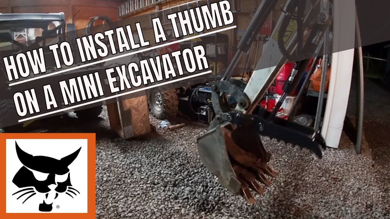 Watch video Mini Excavator Thumb Installation Now Mini Excavator Thumb Installation