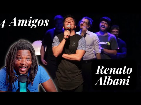 Africano reage RENATO ALBANI e 4 AMIGOS - FILA DE PIADAS