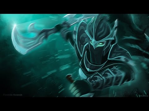 Dota 2. Phantom Assassin Rampage x2