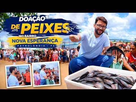 João Thiago realiza entrega de 400kg de peixes e beneficia famílias em ação solidária em Petrolândia