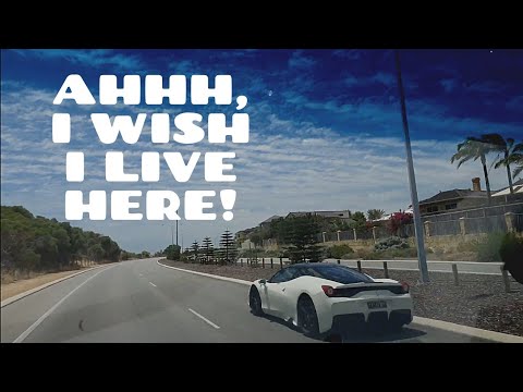 Relaxing Drive Around the Northern Suburbs of Perth, Western Australia
