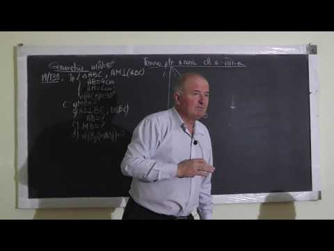 1169 Perpendiculara pe un plan Distanta de la un punct la un plan Piramida Romb Paralelism Clasa 8