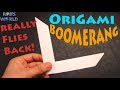 How to Make an Origami Boomerang - Rob's World How to Make an Origami Boomerang - Rob's World