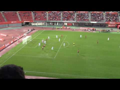 Espectacular parada Biel Ribas. RCD Mallorca 0 - UCAM Murcia 0. Liga 123 16/17