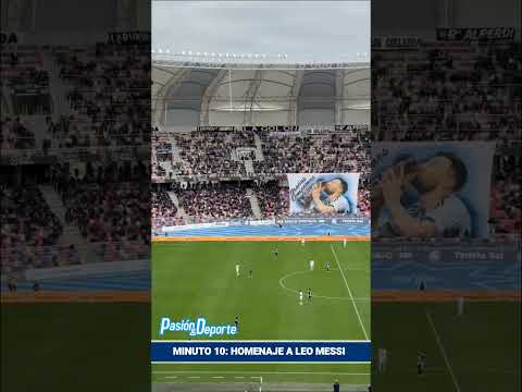 HOMENAJE A LEO MESSI EN LA PREVIA DE CENTRAL CÓRDOBA E INDEPENDIENTE DE AVELLANEDA POR LA LPF