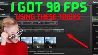 HOW TO GET 90 FPS ZERO LAG IN PUBG MOBILE/BGMI | LAG FIX TIPS AND TRICKS