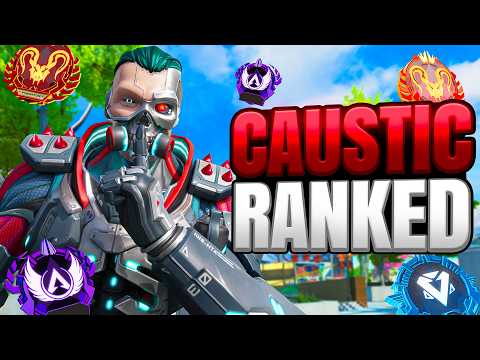 High Level Caustic Ranked Gameplay - Apex Legends (No Commentary)