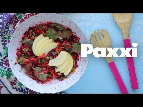 , title : 'Σαλάτα με παντζάρι, καρότα και ταχίνι - Paxxi (C174)'
