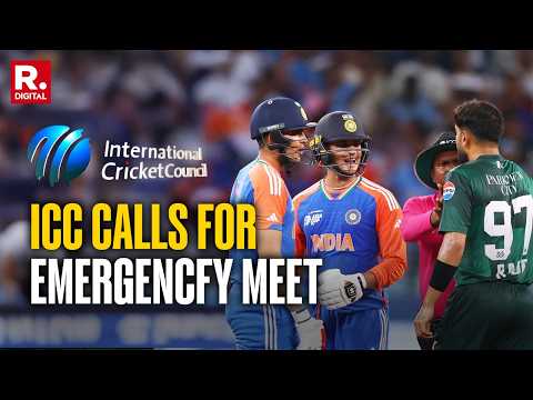 ICC Calls For Emergency Meeting After Pakistan Boycotts India Match
