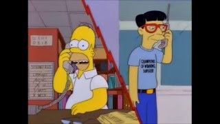 The Simpsons - Homer calls Japan