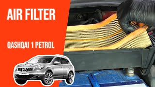 Youtube thumbnail of video "How to replace the air filter Qashqai 1 1.6 💨"