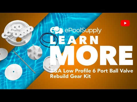 A&A Low Profile 6 Port Ball Valve Rebuild Gear Kit - What's in the Box