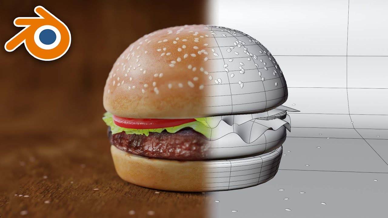 🍔 Cómo MODELAR en BLENDER desde CERO - Tutorial
