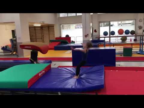 Emma Furlan Prime prove di Ribaltata salto teso Febbraio 2020