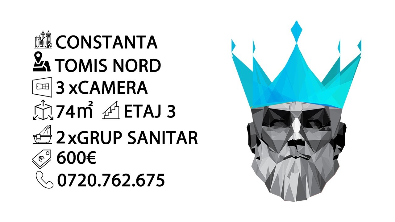 Tur video Tomis Nord | 3 Camere | Decomandat | AC | Centrala | Balcon |Termen lung 