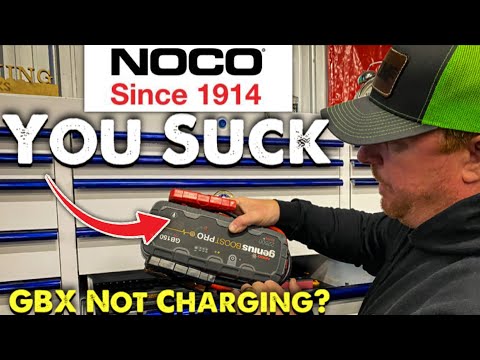 Noco You Suck! WATCH THIS IF YOUR NOCO GBX Will Not Take A Charge!