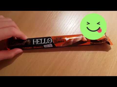 Lindt Hello Caramel Brownie Chocolate Unboxing 2019