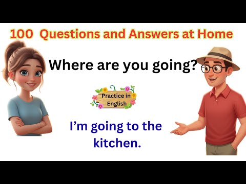 100 Daily Use English Questions and Answers at Home | English Podcast | Speak English