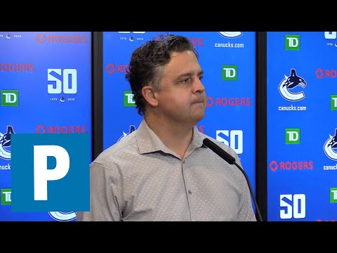 Canucks coach Travis Green talks Canucks season opener | The Province Video