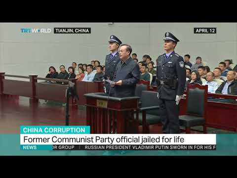 Ex-funcionário do Partido Comunista da China condenado à prisão perpétua