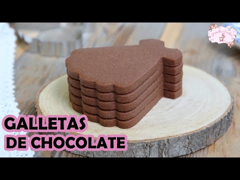 Cómo hacer GALLETAS DE CHOCOLATE PERFECTAS PARA DECORAR - Priscila's Cookies I Biscuiti de ciocolata