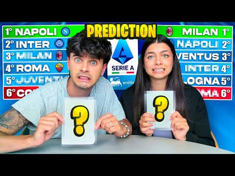 PREDICTION CLASSIFICA SERIE A 2025/2026 🇮🇹🏆
