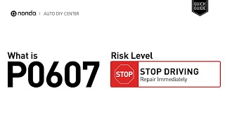 OBD Code p0607 Guide to Repair