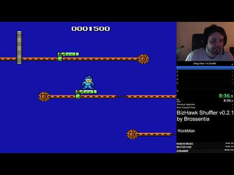 first Mega Man 1-6 Shuffler playthrough