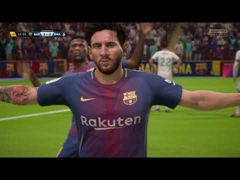 FIFA 18 ROAD TO DIVISION 1 PART 54 - BARCELONA VS REAL MADRID - FIFA 18 Online Seasons Gameplay