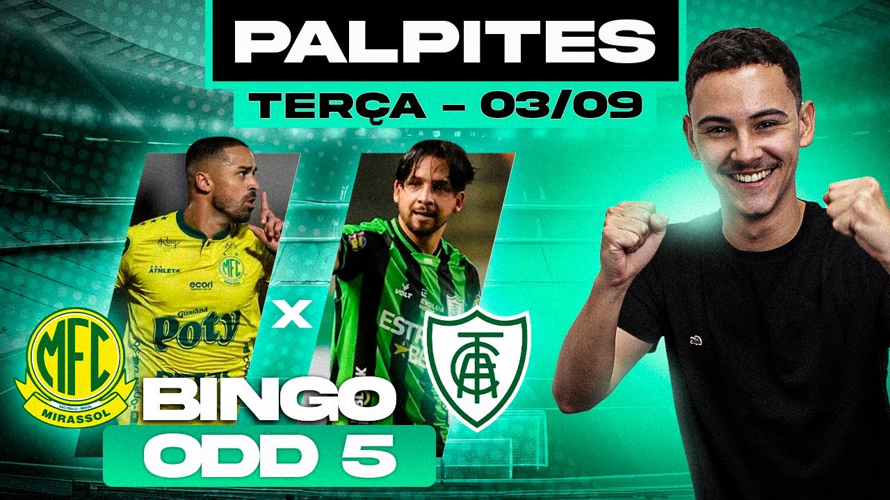 PALPITES E ANÁLISES DIA 03/09 + BINGO - DAVI COUTO