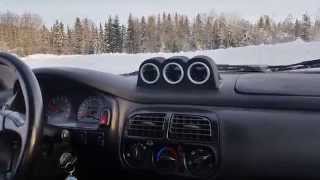 preview picture of video 'Subaru Impreza MAAAD Turbo! Røssvoll iskjøring 14.02.2015'