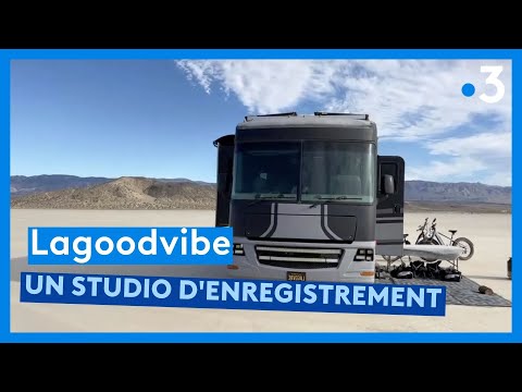 Joachim Garraud nous fait découvrir son bus d'enregistrement solaire Lagoodvibe