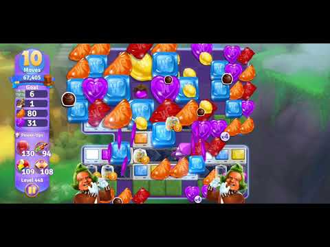 Willy Wonka's World of Candy Level 448 Complete - No Hacks (Android/IOS)