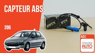 Youtube thumbnail of video "Changer le capteur ABS Peugeot 206 🚗"