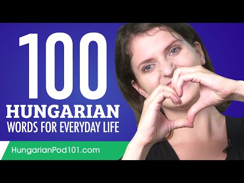 100 Hungarian Words for Everyday Life - Basic Vocabulary #5