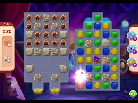 HomeScapes Level 446 no boosters