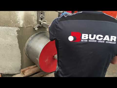 Kernbohrung Ø 600 mm mit dem WEKA SR75 !!