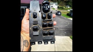 jeep cherokee xj window master switch/control switch replacement
