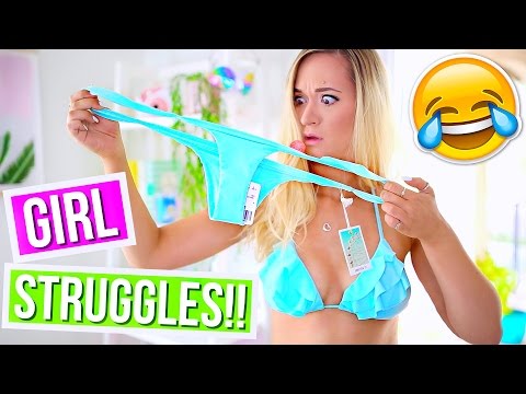 GIRL STRUGGLES: Bikini Shopping!! Alisha Marie Video