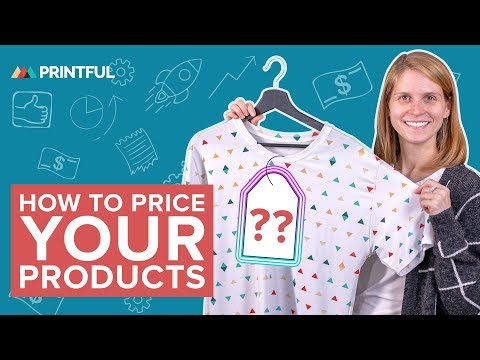 How to Price Products - Print-On-Demand Pricing Strategies with Printful Video