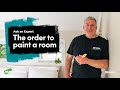 Ask An Expert The Order To Paint A Room