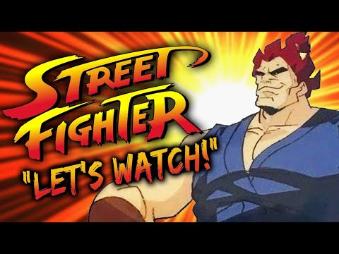 Let's Watch The Street Fighter Cartoon - "The triple threat match with Bison, Guile and Akuma!"