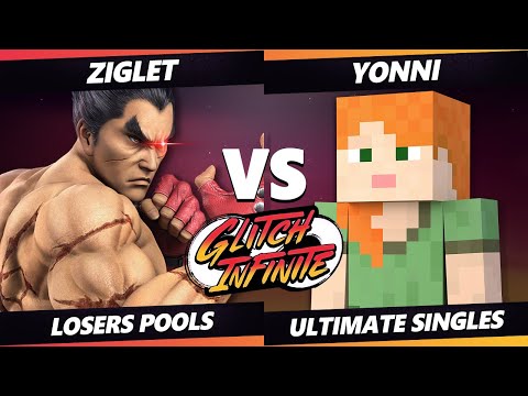 Glitch Infinite - Ziglet (Kazuya) Vs. Yonni (Steve) - SSBU Ultimate Tournament