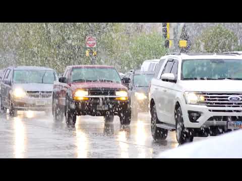 10-12-2021 Rapid City, SD - Giant Flakes Heavy First Snowfall